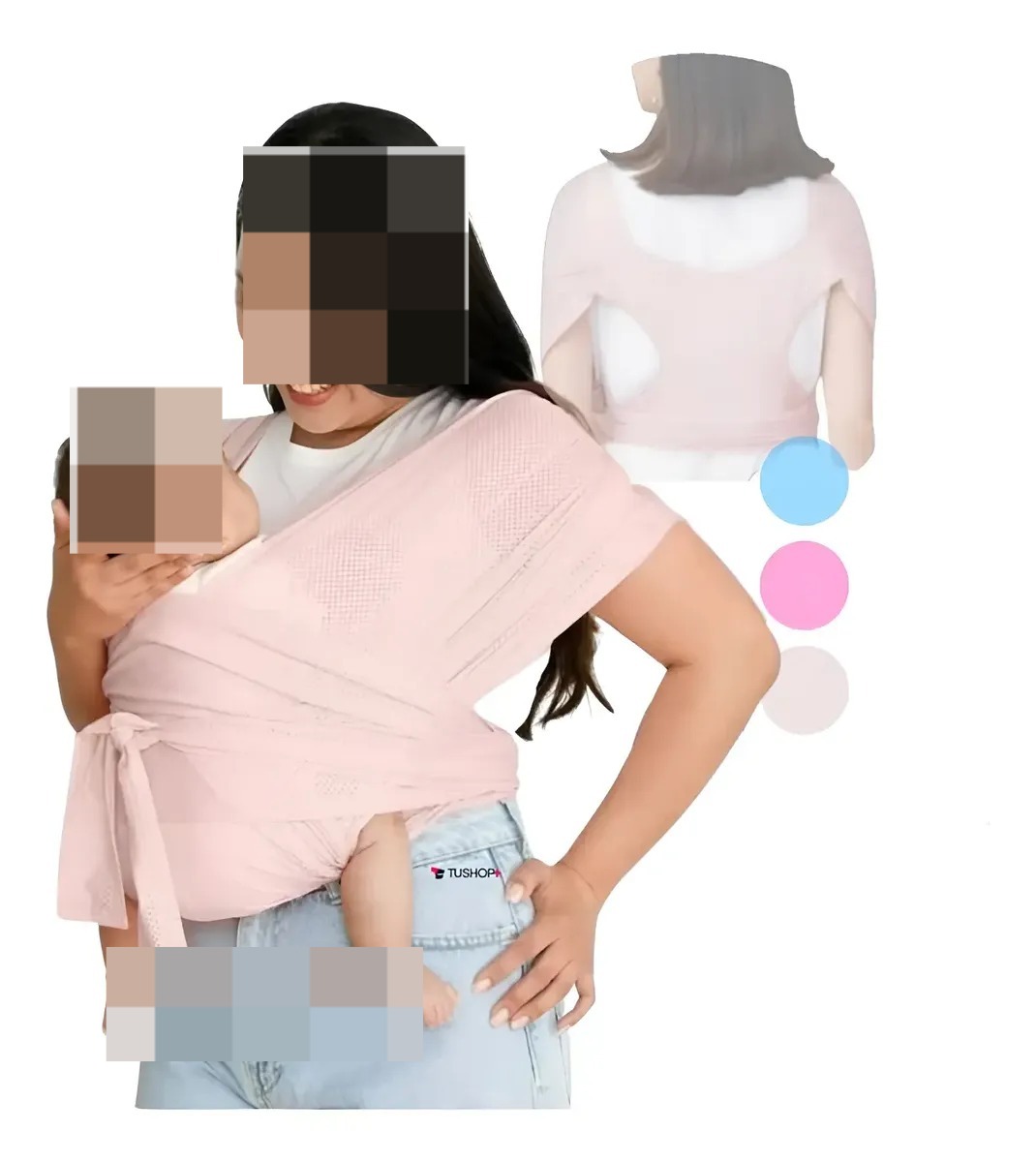 Fular Portabebés Multiforma Tela Fresca